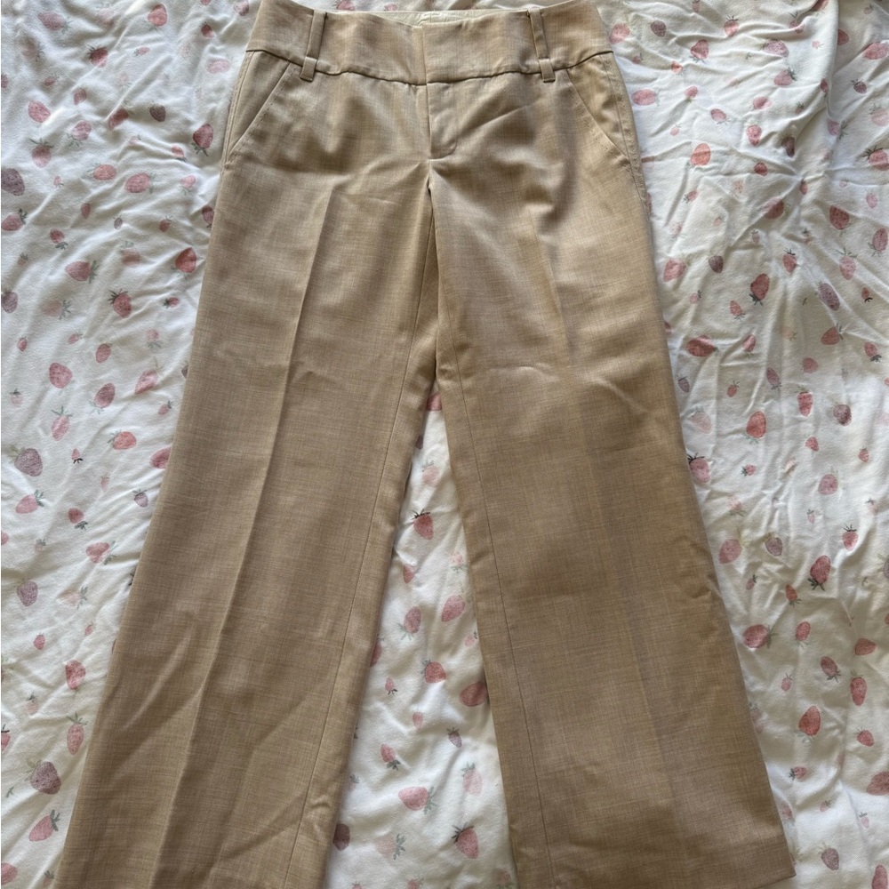 Banana Republic Tan Wide Leg Pants